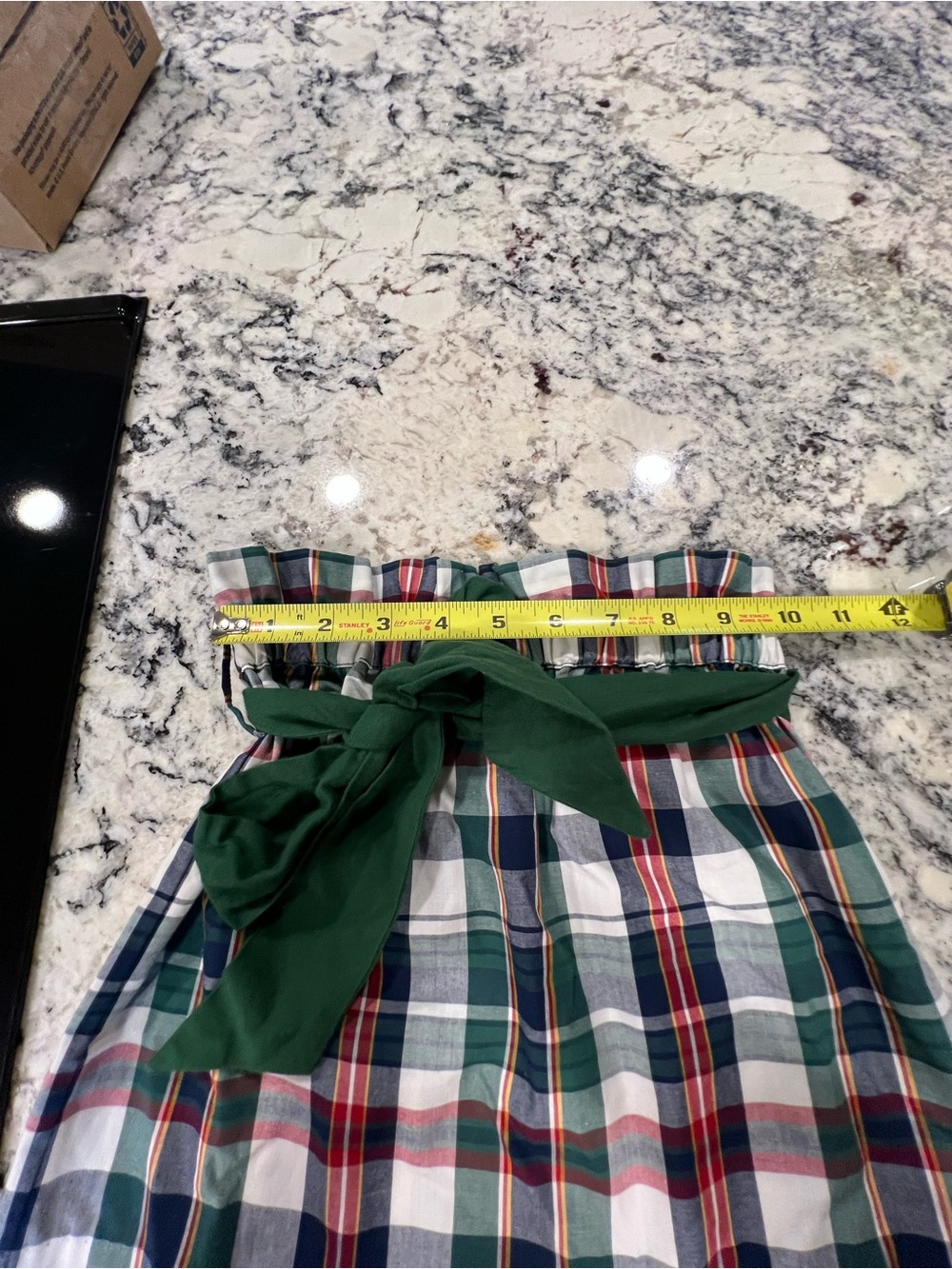 The Beaufort Bonnet company plaid skirt with bow